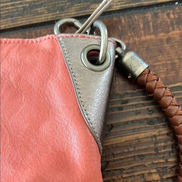 The Sak Pink and Tan Shoulder Bag with Braided Strap - Picture 13 of 14